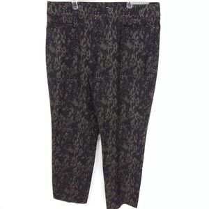 JM Collection Pants Slim Leg Animal Snakeskin -4
